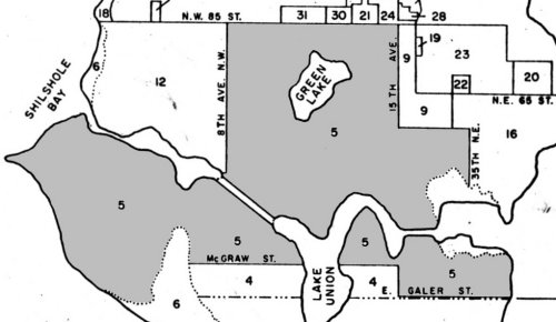 Annexation Map of North Seattle