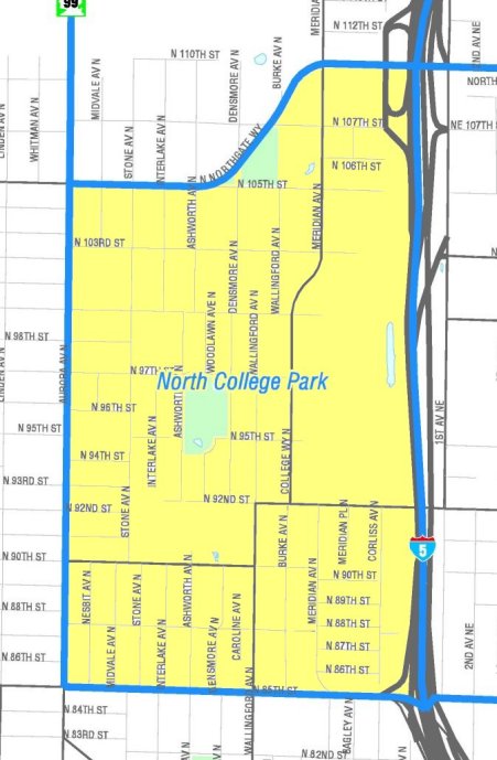 [Map of North College Park]