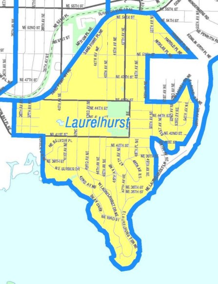 [Map of Laurelhurst]
