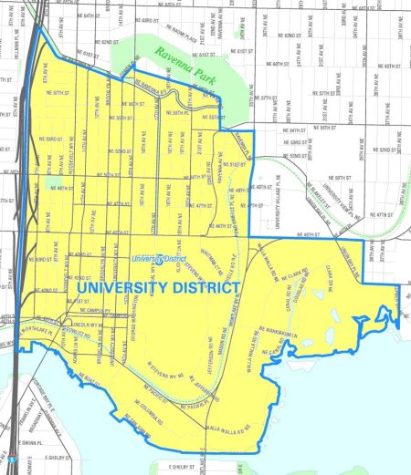 [Map of University District]
