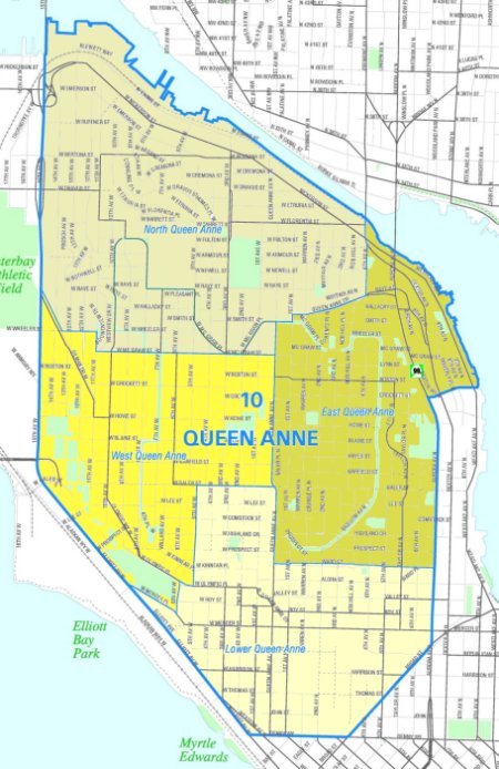 Map of Queen Anne
