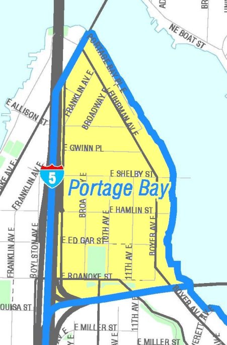 [Map of Portage Bay Neighborhood]