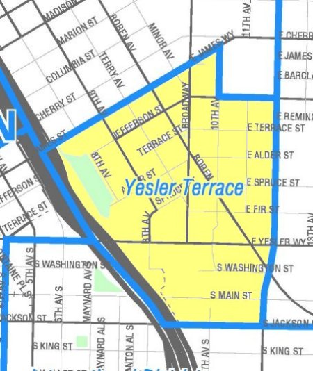 [Map of Yesler Terrace]