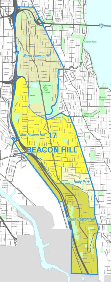 Map of Beacon Hill